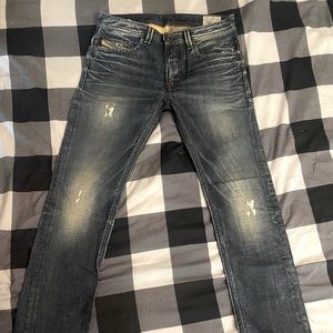 Diesel Thavar skinny jeans 30X32 NWOT Wash 0843S